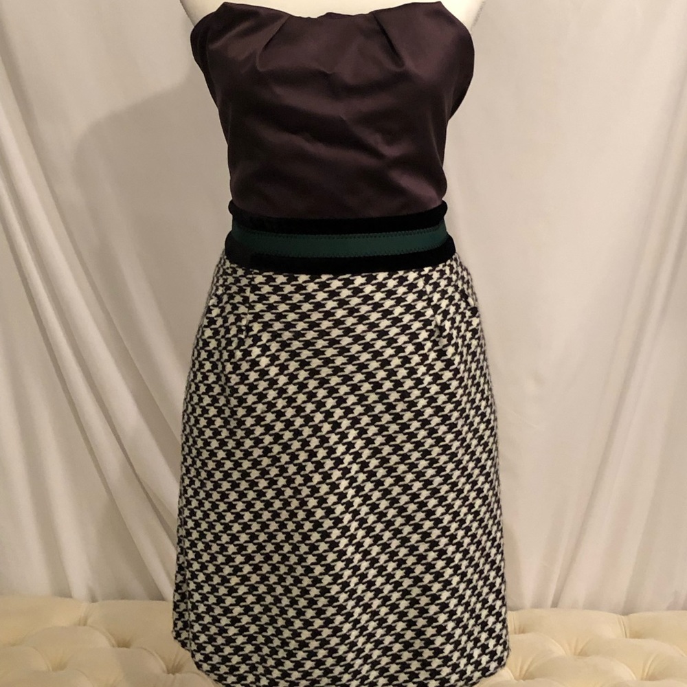 Arden B Strapless Silk Bubble Hem Dress Size Large
